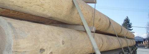 Services of timber peeling